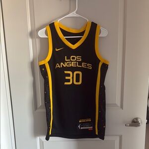 Black and Yellow Los Angeles Basketball Jersey